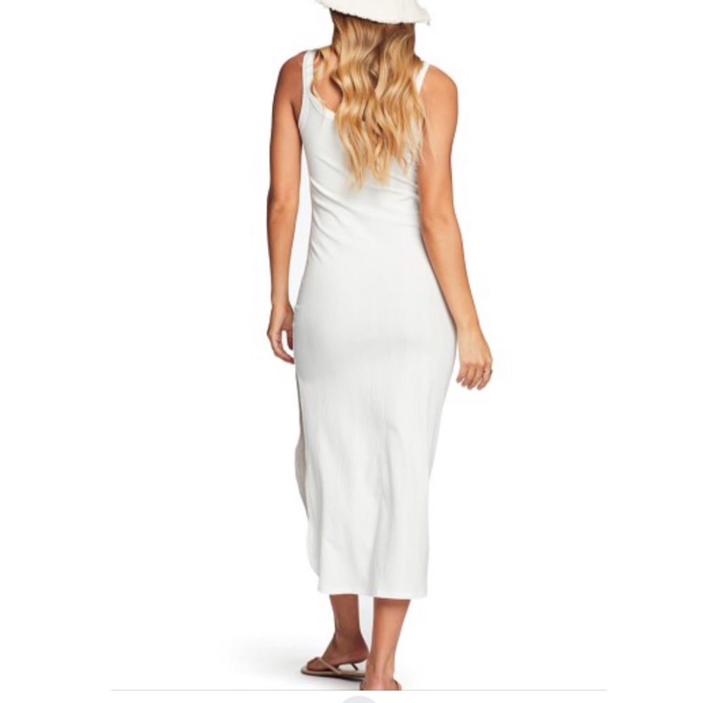 TYLER JACOBS White Tank Long Dress